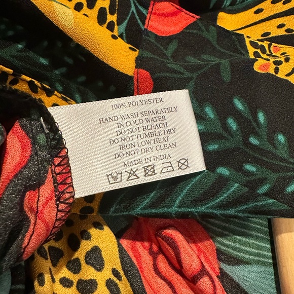 AMERICA & BEYOND ‘Jaguar Paradise’ Black Animal Print Jumpsuit XXL - Picture 6 of 9